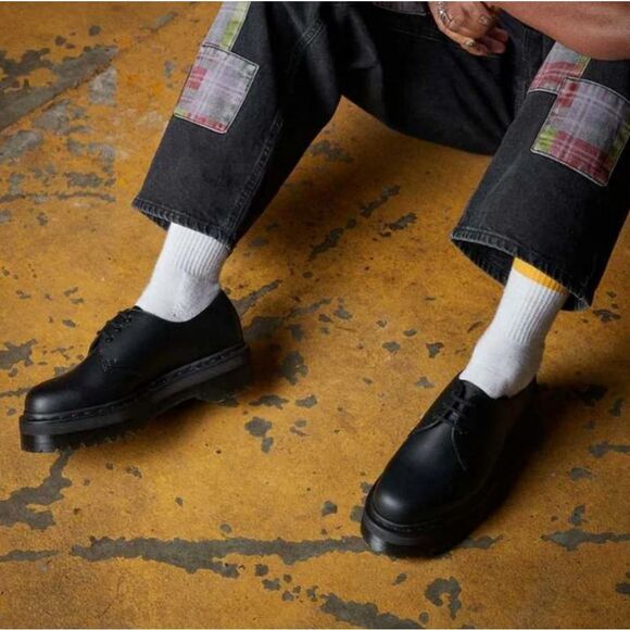 BRAND NEW Dr. MARTENS VEGAN 1461 QUAD MONO LOAFER
